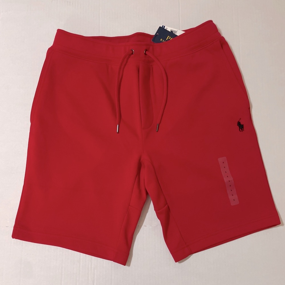 Polo by Ralph Lauren Drawstring Sweat Shorts Red
